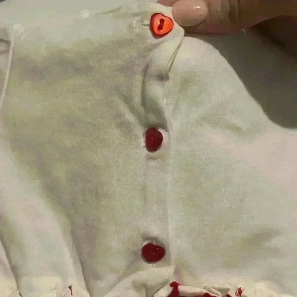 Love Being Me My First Valentine’s Day Outfit size 6 months ♥️ button detail NWT - Picture 7 of 10